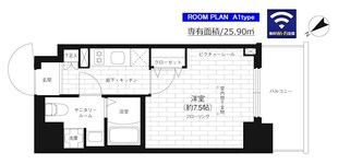 グランドコンシェルジュ浅草橋の物件間取画像